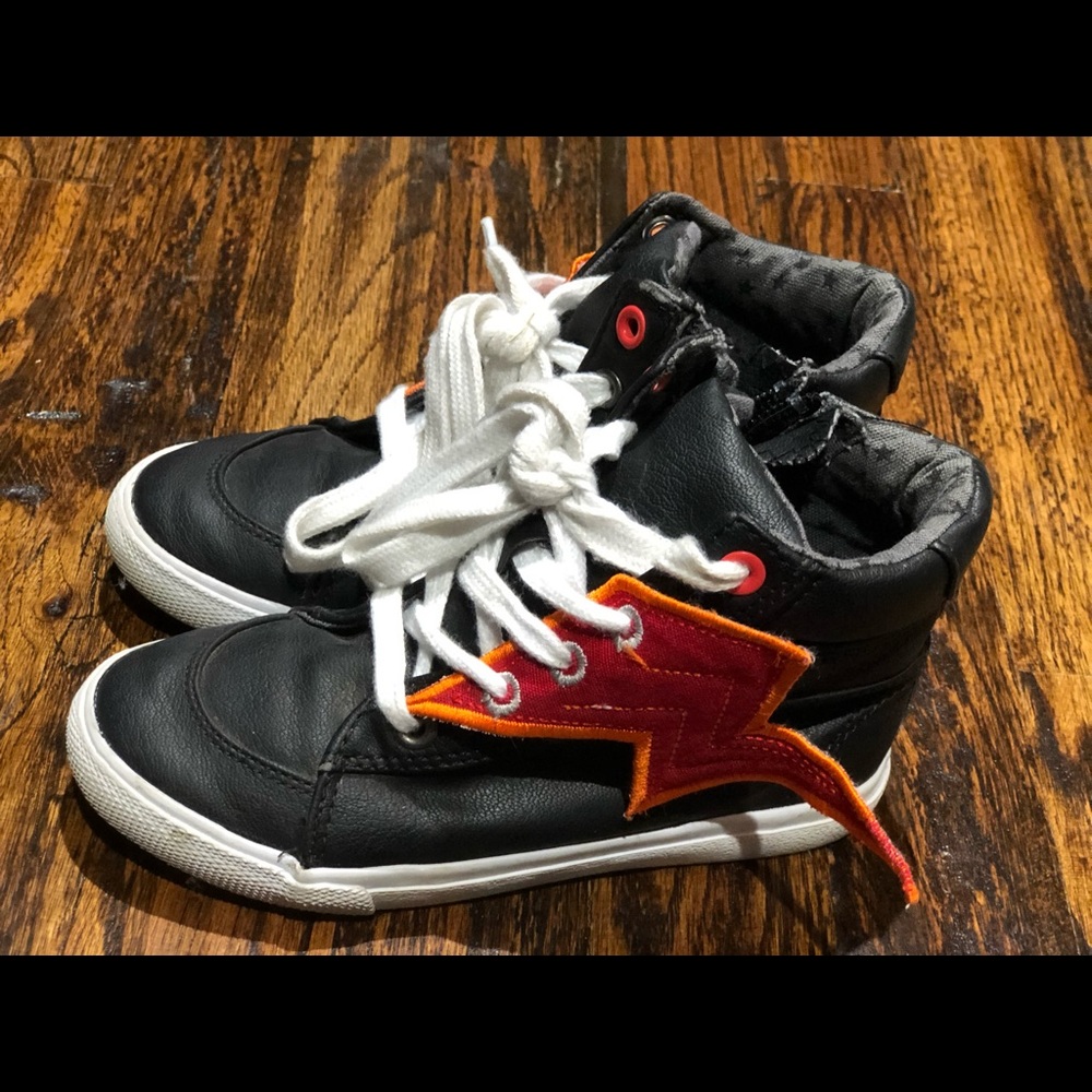 Cool Lightning Bolt Boys Sneakers